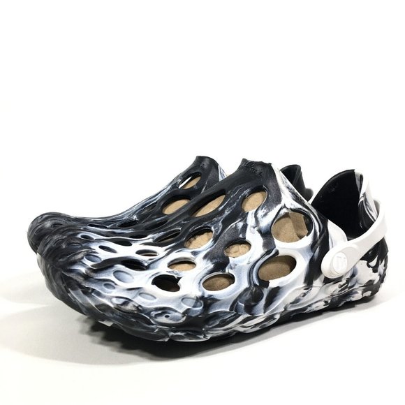 Merrell Womens Hydro Moc Shoes Black White J004340 - Picture 2 of 8